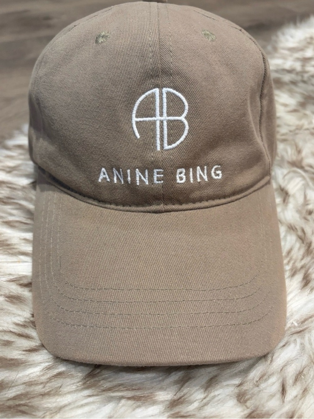 Anine Bing Jeremy Sports Hat Khaki